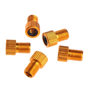 5 pièces Presta Schrader Vélo Adaptateur de Valve Pompe À Air Vélo De Route Pneu Gaz Tube Outil - Product Image 2