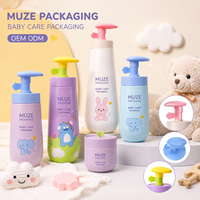 Emballage personnalisé pour biberons de soins pour bébés, vente en gros, pot de crème 30g 50g, flacon pompe HDPE 120ml 480ml 760ml pour shampoing, gel douche et lotion pour bébés