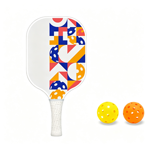 Juego de Pickleball para Patio Trasero con Superficie de Fibra de Vidrio, para Jardín, Entrada de Vehículos, Cancha Doméstica, Deporte Familiar, con Palas, Pelotas, Bolsa y Kit Profesional - Product Image 2