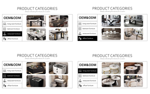 Table à manger ronde pliante en pierre de luxe légère, ensemble de 6 chaises avec pieds en métal, design moderne pour les locaux commerciaux - Product Image 5