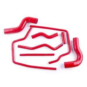 Kit tubo flessibile del radiatore del Silicone del tubo del liquido di raffreddamento rosso di vendita calda per Impreza GC8 GF8 STI EJ20 WRX 1996-2000