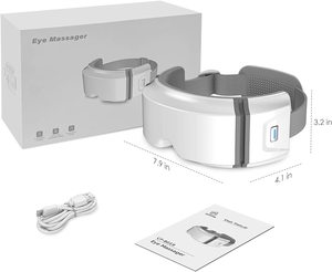 스마트 눈 마사지기 휴대용 눈 보호기 온열 압박 시력 개선 피로 완화 눈 관리 진동 눈 마사지기 - Product Image 1