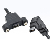 Mini USB 90 Grad Verlängerung kabel Ladegerät USB 2.0 Mini B 4p USB Mini Kabel
