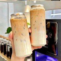 Bouteilles en plastique PET transparentes populaires de 150 à 1000 ml avec couvercle à anneau semi-ouvert pour boissons, vin et sodas