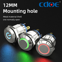 CE UL CCC 10A 660V Série La38 Plastique 1NO/1NF rouge/vert, Boîtier Distribution Marche/Arrêt bouton poussoir momentané