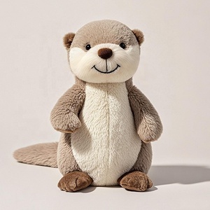 Großhandel ODM/OEM Small River Mini <span class=keywords><strong>Otter</strong></span> Plüsch tier Niedliches Kuscheltier mit PP-Füllung aus Polyester-Zubehör funktion - Product Image 1