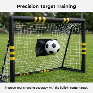Portería de Fútbol Portátil de Acero con Malla de PE y Tela de PVC, Resistente al Agua, Personalizable, en Oferta - Product Image 4