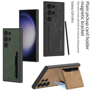 Custodia <span class=keywords><strong>Samsung</strong></span> S23 S24 S25 Ultra Z Fold 7 in Pelle PU con Portafoglio Magnetico Antiurto RFID Porta Carte Supporto e Protezione Fotocamera - Product Image 5