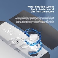 Toilette intelligente en céramique légère pour le commerce extérieur, entièrement automatique, design tout-en-un, siège ergonomique grand format, télécommande, sans eau