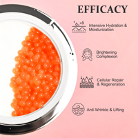 Crème en capsules de gel hydratante, éclaircissante et anti-âge au collagène rose PDRN de saumon OEM