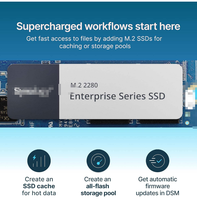 DS1525+ DiskStation NAS 8 Go de RAM ECC extensible jusqu'à 15 baies pour le stockage de données des petites entreprises