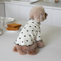 Sweatshirts pour chien Fresh Love Heart, automne-hiver, vêtements pour chien à deux pattes