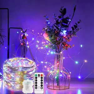 LED פיית אורות גרלנד וילון מנורת שלט רחוק USB מחרוזת אורות חדש שנה חג המולד קישוטים לבית חדר שינה חלון