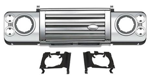 Para Land Rover <span class=keywords><strong>Defender</strong></span> 90/110, piezas de automóviles, accesorios exteriores, parrilla negra, parachoques delantero, parrilla, Kits de carrocería - Product Image 5