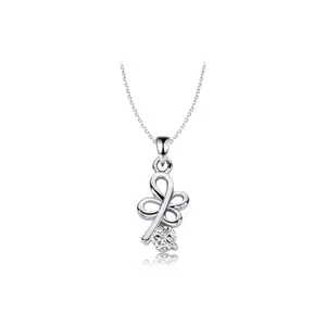 Keiyue Clover Design Pendant Necklace Flowers Of Happiness Symbols Of Luck Necklaces For Women