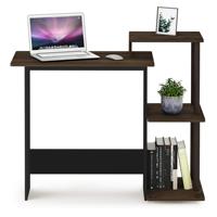 Bureau d'ordinateur portable pliable en bois pour salon, petit, portable, multifonctionnel, pour étude et bureau, avec rangement