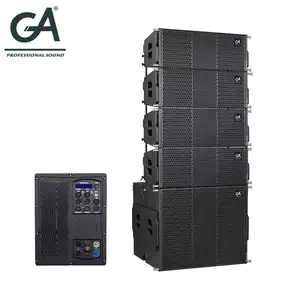 Pro Audio doppio sistema di altoparlanti <span class=keywords><strong>Line</strong></span> <span class=keywords><strong>Array</strong></span> attivi passivi da 8 pollici per sala banchetti - Product Image 1