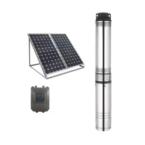 300M Solar Powered 1 Inch <b>Submersible</b> Water <b>Pump</b> 48V 380V High Borehole Deep Well Solar <b>Pump</b> According to Power Dc48v Solar Bore - Product Image 6
