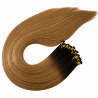Extensions de cheveux naturels brésiliens vierges Micro Weft Ombre Brun Espresso à Blond Miel Genius Weft Prix d'usine en gros