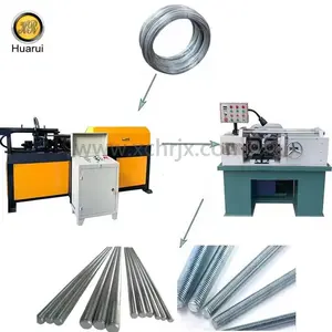 High Speed threaded rod Making machine Rebar threading machine Automatic wire/bar/rebar straightening and cutting machine