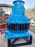 Concasseur à cône à ressort mini STM PYD600, machine de concassage de pierres automatique portable à cavité fine pour l'exploitation minière, la construction, la roche et le granit