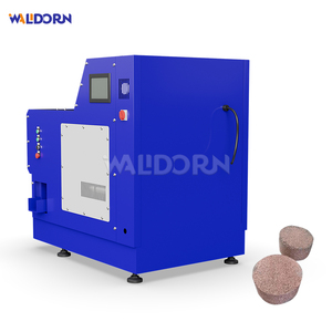 Presse à briquettes de copeaux métalliques pour petits ateliers CNC, pour la transformation de la ferraille de cuivre et d'aluminium - Product Image 1