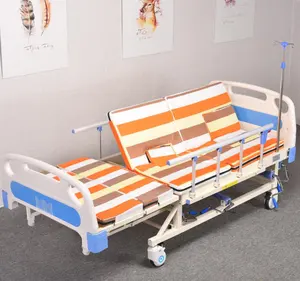 Ziekenhuis Multi Functionele Abs 4 Krukken Handleiding Patiënt Turn Over Thuiszorg Verpleging Bed Met Toilet Voor Oudere