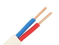 Câble électrique plat en cuivre toronné isolé PVC 2x4mm 3x4mm pour éclairage extérieur, 3 conducteurs, modèle RVVB - Marque Sanheng