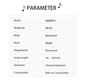 Nhà Máy Tùy Chỉnh KB-02 4-Chuỗi Điện Bass Guitar Tùy Chỉnh Dây Nhạc Cụ Cho Những Người Yêu Thích Âm Nhạc Nhà Giảng Dạy - Product Image 2