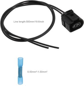 Scheinwerfer kabelbaum Kabel buchse 2-poliger Draht 0,50mm-1,50mm Kompatibel mit VW Kompatibel mit Audi - Product Image 3