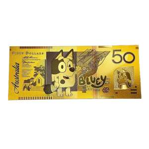 ธนบัตรทองคำเปลวลายบลูอายส์ ของที่ระลึกการ์ตูนคลาสสิก ของขวัญสตรีมมิ่งสด ของสะสมสำหรับเด็ก - Product Image 4