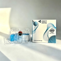 Étiquette autocollante imperméable résistante aux basses températures pour flacons en verre de laboratoire de 3 ml, 5 ml, 10 ml, conception pour peptides