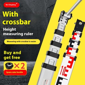 Đặc biệt 5m Kính thiên văn tháp thước crossbar Chiều cao Dụng cụ đo cho xe Cây san lấp mặt bằng nhân viên - Product Image 1