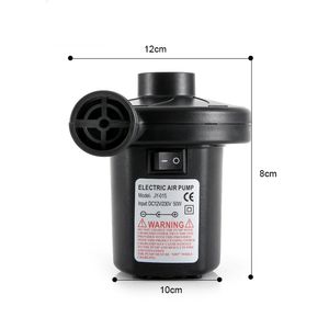 Bomba de Aire Eléctrica con 3 Boquillas, 110V AC/12V DC, Portátil, Inflador y Desinflador Rápido, Perfecto para Inflables - Product Image 5