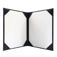 Porte-diplôme multifonction en cuir PU avec 8 coins de protection A4