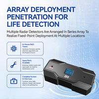 Détecteur de vie par radar 4-en-1 avec modes d'alimentation multiples et distance de détection de 5 m