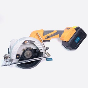 Sierra Circular Inalámbrica Portátil de 5 Pulgadas, con Batería de Litio, Recargable, de Una Mano, 125 mm, Herramienta para Cortar Madera, Naranja, LQ01 PG4400 C - Product Image 3