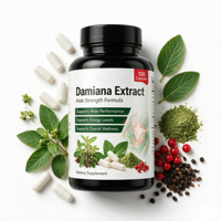 TERSEDIA Damiana 10:1 Extract - 600 mg Per Sajian - Ukuran Sajian: 2 Kapsul - 50 Sajian Per Botol