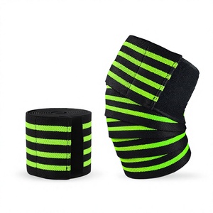 Custom Fitness Compression Elastic Knee Wrap Bandages Neoprene Powerlifting Weight Lifting Equipment Non-Slip Unisex for - Product Image 5
