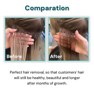 Профессиональный гель для быстрого и эффективного удаления клея для наращивания волос ICE, 20 г, для холодной техники наращивания волос (Private Label) - Product Image 6