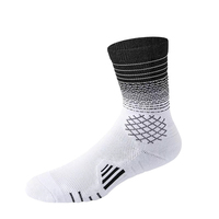 Chaussettes d'équipage à logo personnalisable Elite de haute qualité pour enfants Chaussettes de compression tricotées pour le basket-ball Pilates Spring