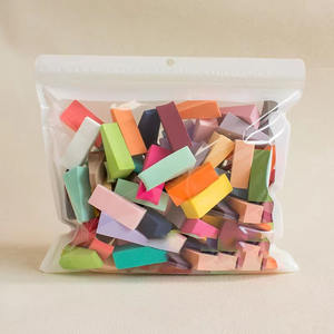 Lot de 100 éponges de maquillage triangulaires HQ, sans latex, pour blender, poudre, ongles, cosmétiques, outil de beauté, éponge faciale - Product Image 2