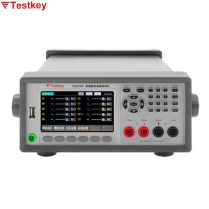 เทสต์คีย์ Tk2516a เครื่องทดสอบความต้านทานกระแสตรงแบบหลายช่องสัญญาณ 0.01 ม. 5 ตัน จอแสดงผล LCD มิลลิโอห์มมิเตอร์สำหรับการทดสอบทางไฟฟ้า - Product Image 1