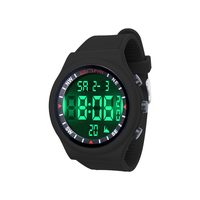Jam Tangan Sport Mewah dengan Layar LED Digital, Logo yang Dapat Disesuaikan, Alarm, Tahan Air, dengan Casing ABS dan Lebar Tali yang Dapat Disesuaikan