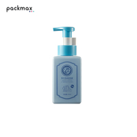 400ml Cilindervormige HDPE fles met pompsprayer voor fruit, groenten, gezichtsreiniger, lotion - groothandel verpakking voor handzeep voor thuisgebruik