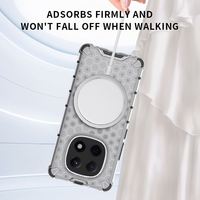 Funda Protectora Trasera Resistente con Airbag para Redmi 15C Note 15 Pro Plus, Compatible con Carga Inalámbrica Magnética