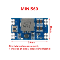 Mini560 5A Convertisseur DC-DC à haut rendement, sortie 3.3V 5V 9V 12V, régulateur de tension abaisseur, module d'alimentation stabilisé