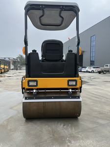 3 tấn đôi trống con lăn Máy Đầm Mini rung đường lăn Máy đầm nhựa đường con lăn - Product Image 2