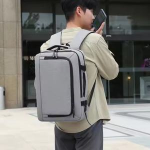 Sac à dos pour ordinateur portable multicouche de grande capacité en polyester imperméable durable avec sac d'ordinateur professionnel de type fermeture éclair - Product Image 4