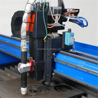 Machine de découpe de plaque cnc de haute précision, machine de découpe d'oxygène plasma Cnc pour la découpe de plaque d'acier